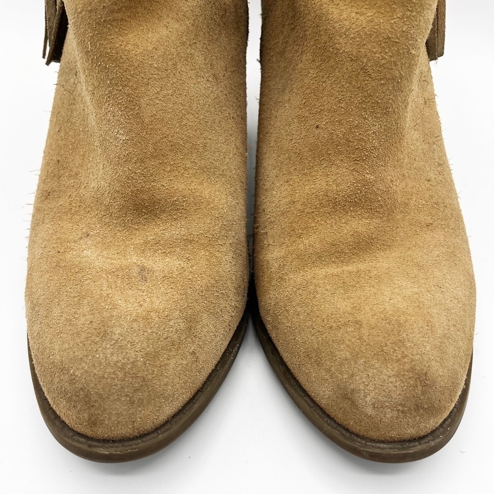Vionic Madeline Suede Fringe Ankle Boot - Picture 8 of 13